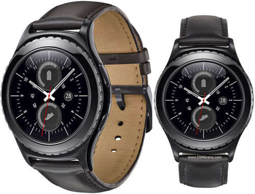 ORIGNAL SAMSUNG S2 CLASSIC SMART WATCH INCLUDING BOX,CHARGER,RUBBER BAND AND EXTRA LEATHER BAND