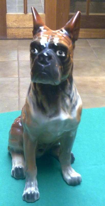 Hand painted Great Dane dog
