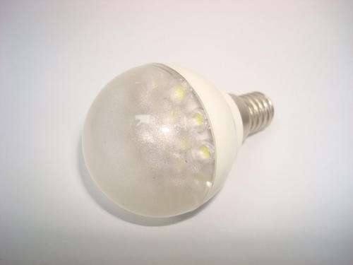 LED Light Bulb Golf ball 1.2W E14 Cool White - Replaces 40W reflector bulb