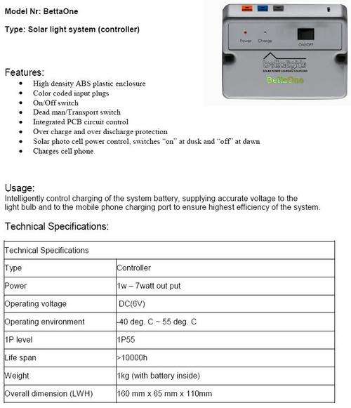Betta 1 Controller