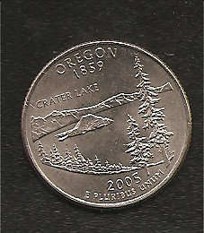 Oregon State Quarter mint mark D