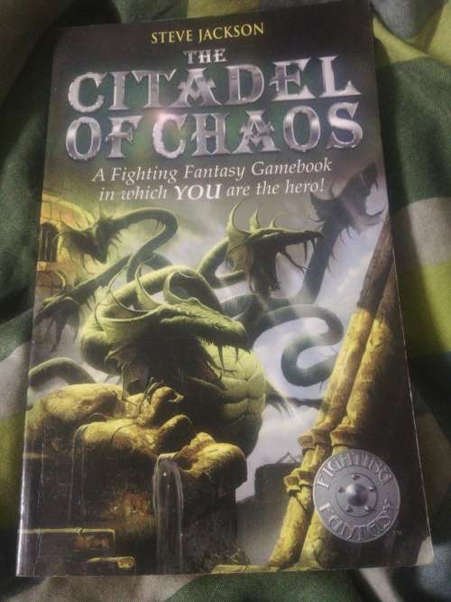 Citadel of Chaos by Steve Jackson game book Number 2