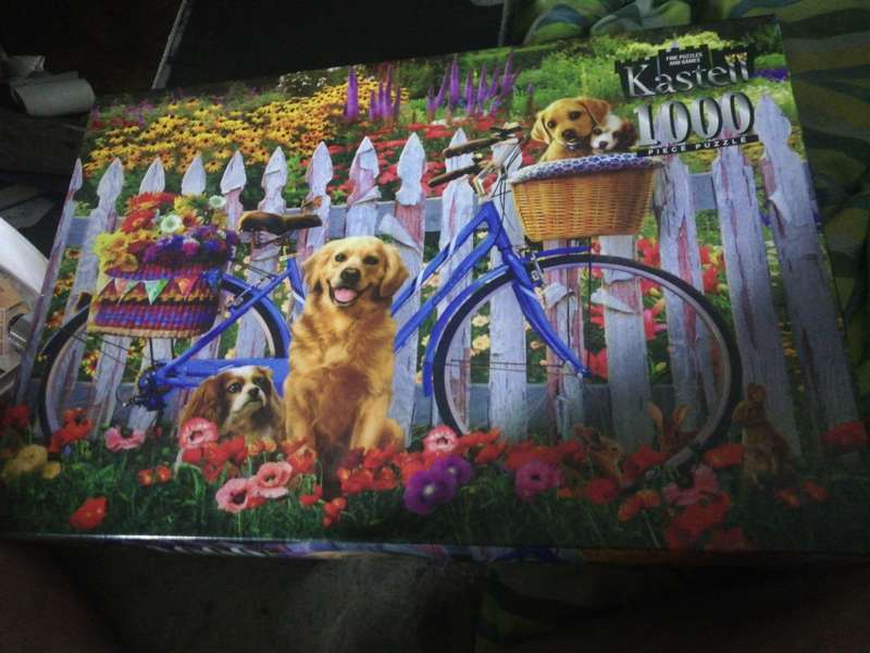 Vermont Christmas Company Pedal Pups Jigsaw Puzzle 1000 Piece