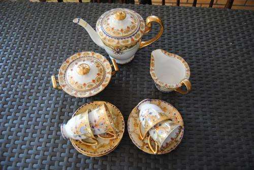 Blue and Gold Unnamed Coffee Set