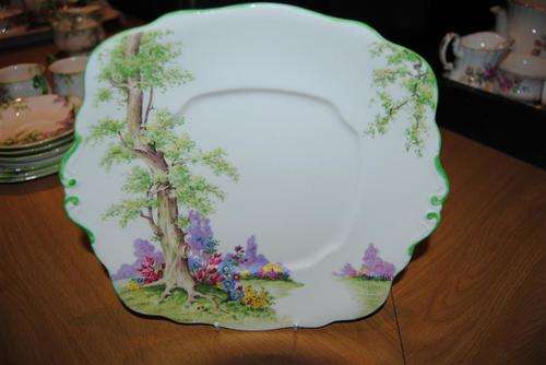 Royal Albert Greenwood Tree Cake Plate