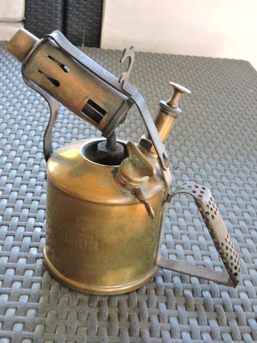 Antique  flame burner