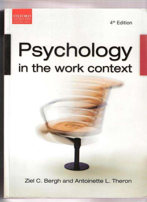 Psychology in the Work Context 4th Edition