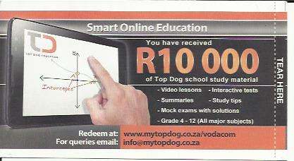 R10 000.00 top dog voucher
