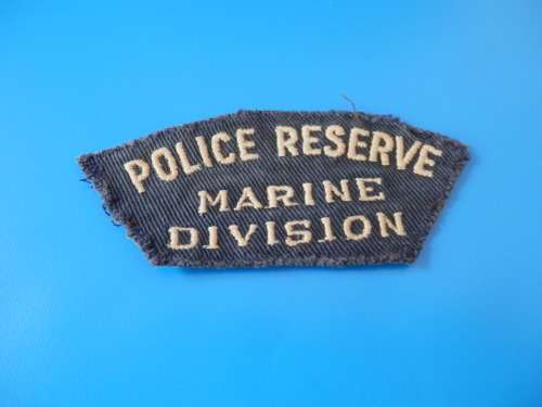 Rhodesian Police Reserve Marine Division Badge