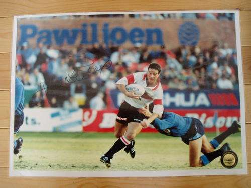 Hendrik le Roux signed Photo