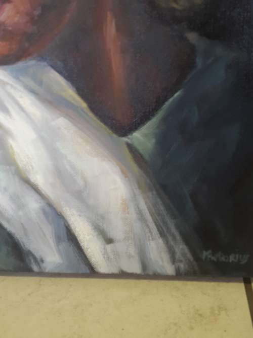 MEDITATION  BEAUTIFULL PAINTING BY FULL TIME ARTIST MARIETTE PRETORIUS