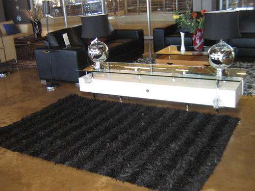Exclusive 100% SUEDE LEATHER Shaggy Floor Rug valued @ R 4500 !!
