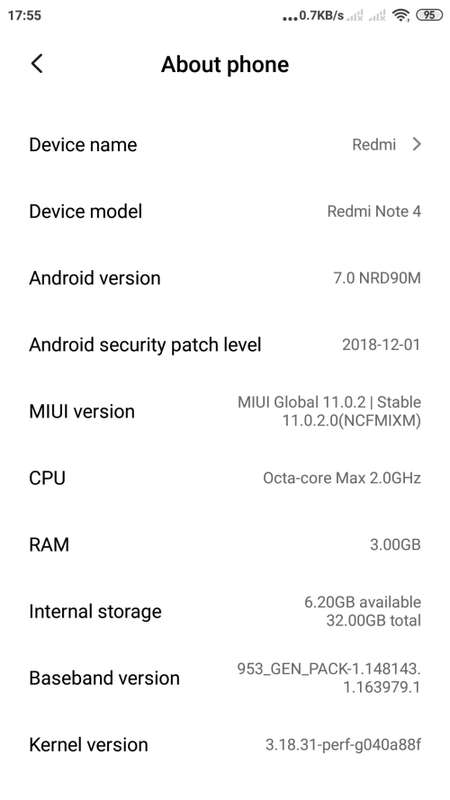 Xiaomi Redmi Note 4