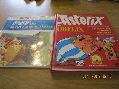Omnibus of Asterix and Obelix plus Asterix in Switzerland