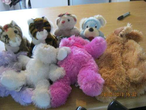 7x Soft toys
