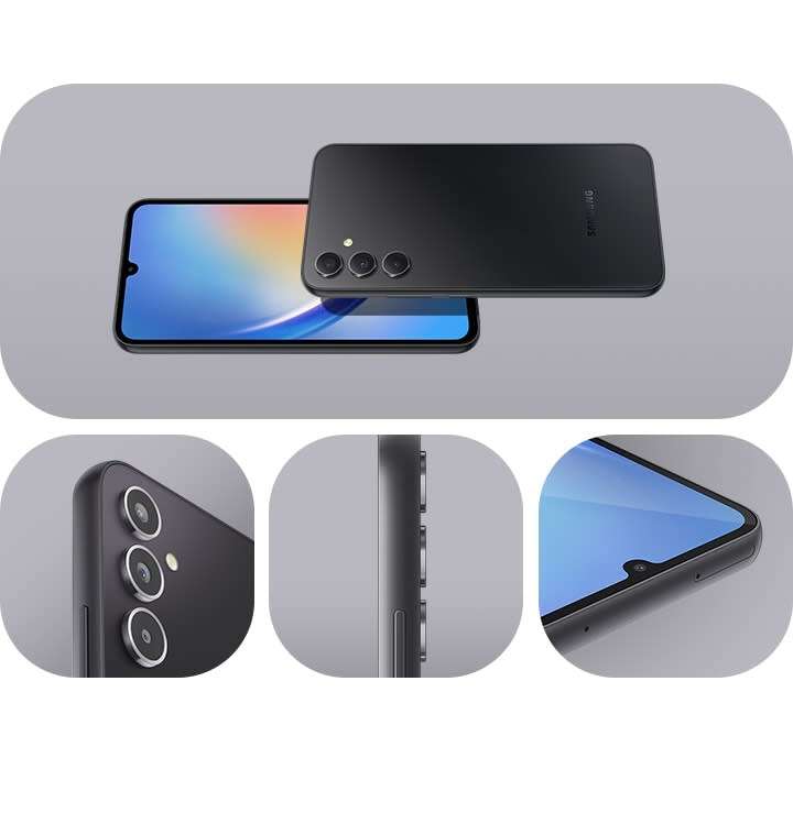 New Samsung A34 with Back Cover!!