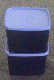 Tupperware Large Square Rounds Set