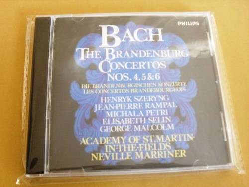 JS Bach - Brandenburg Concertos 4-6, St.Martin-in-the-Fields/Marriner
