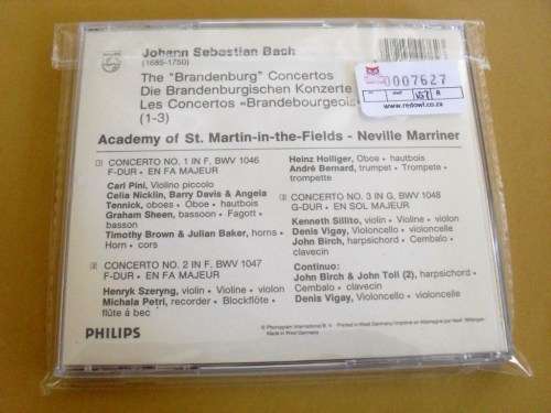 JS Bach - The Brandenburg Concertos Nos. 1,2 & 3, St-Martin-in-the-Fields/Marriner