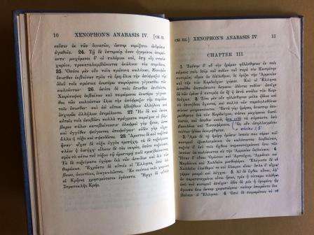 Anabasis Book IV, Xenophon [in Greek, with notes and commentaries in English]