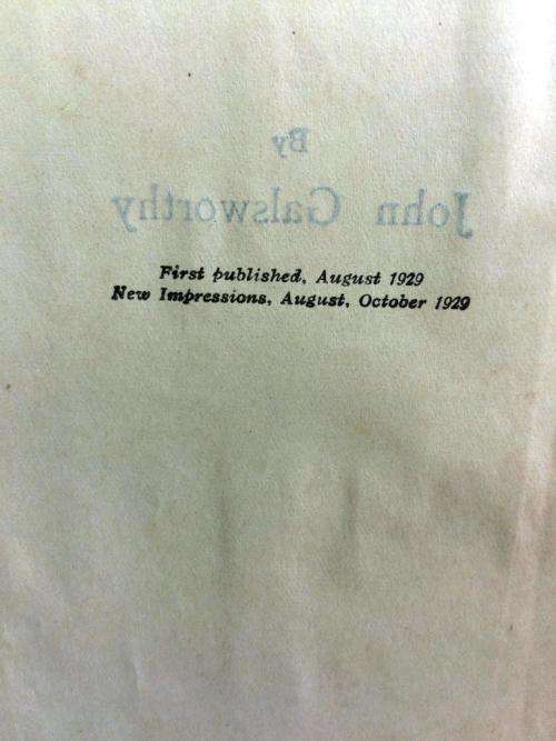 A Modern Comedy, John Galsworthy [NO RESERVE, REDUCED TO CLEAR]