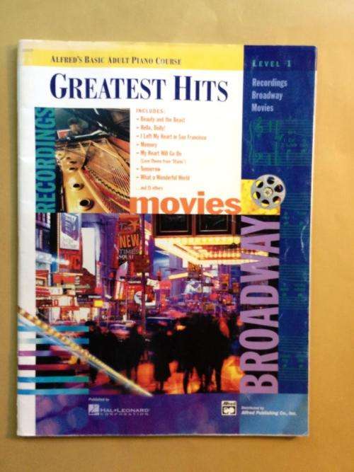 Alfred's Basic Adult Piano Course, Greatest Hits, Level 1