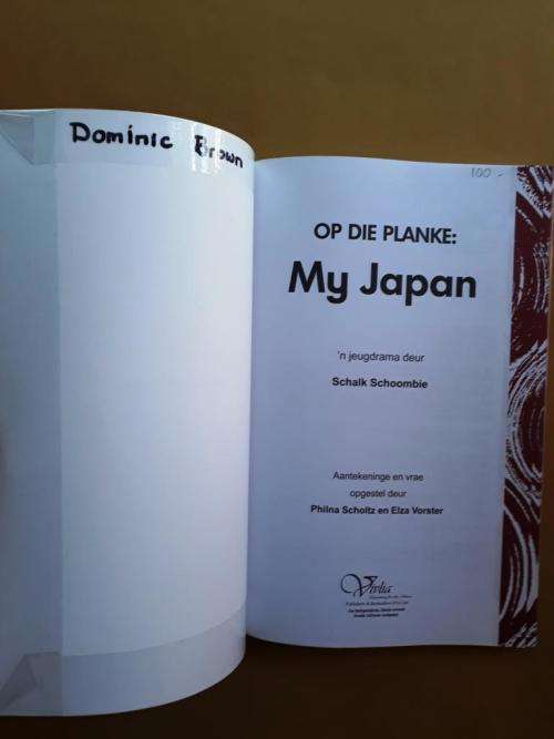 Op die Planke - My Japan, Schalk Schoombie ['n Jeug drama]