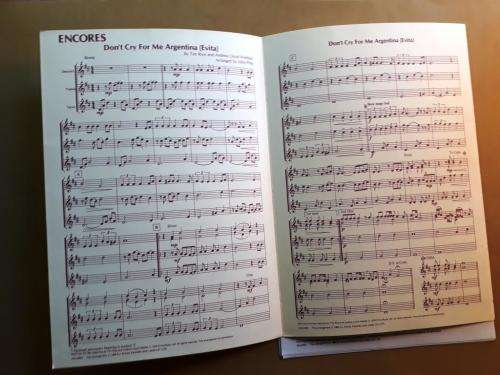 Memory/Don`t Cry for me Argentina, arr. John Pitts, for recorder trio (score and parts)