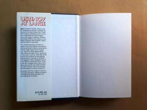 Ustinov at Large, Peter Ustinov [1st edition]