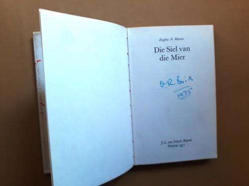 Die Siel van die Mier, Eugène N. Marais