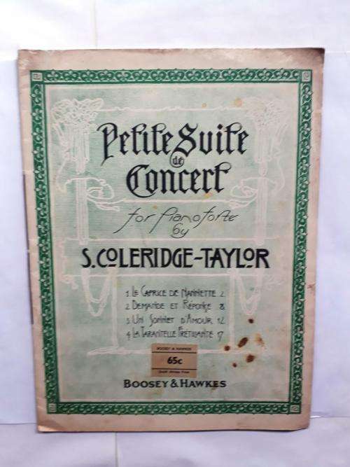Petite Suite de Concert, S. Coleridge-Taylor (piano solo)