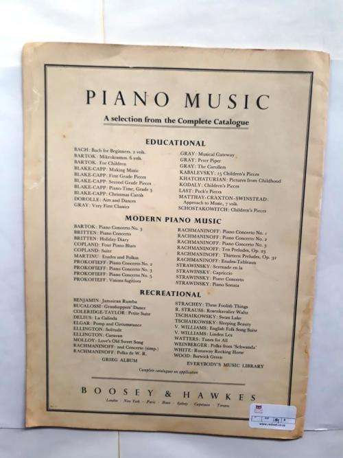 Petite Suite de Concert, S. Coleridge-Taylor (piano solo)