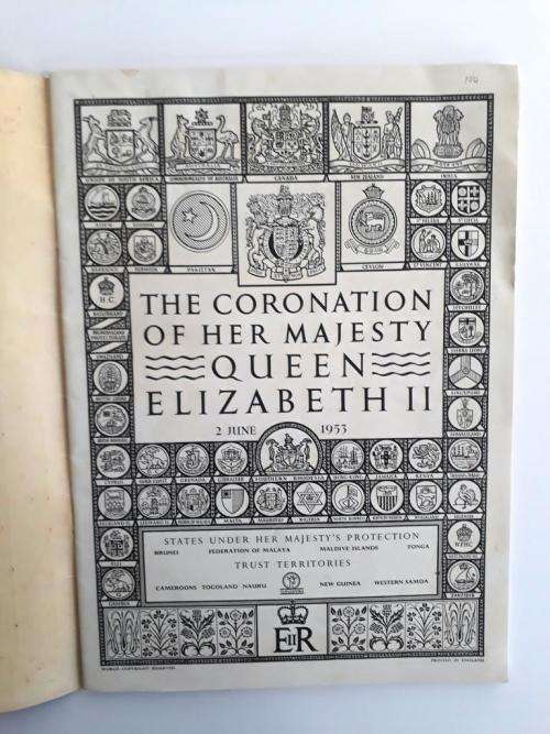 The Coronation of Her Majesty Queen Elizabeth II, Approved Souvenir Programme