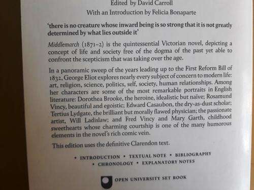 Middlemarch, George Eliot