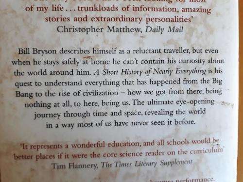 A Short History of Nearly Everything, Bill Bryson