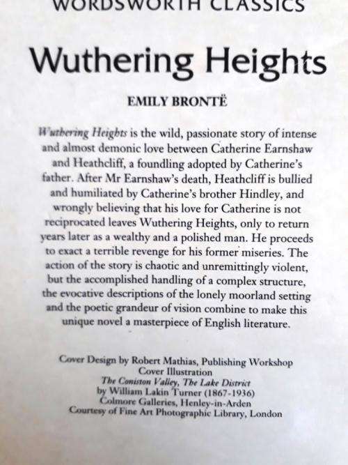 Wuthering Heights, Emily Brontë