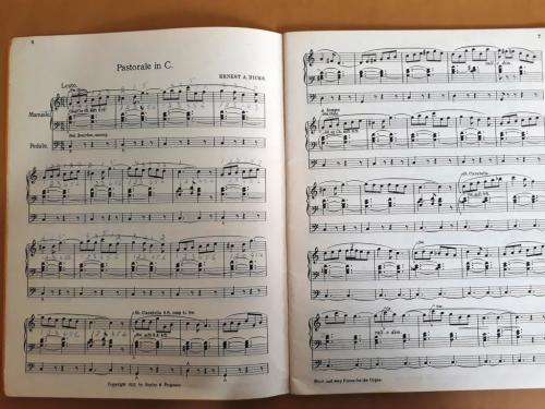 Short and Easy Pieces for the Organ, Book 1,  E.A. Dicks