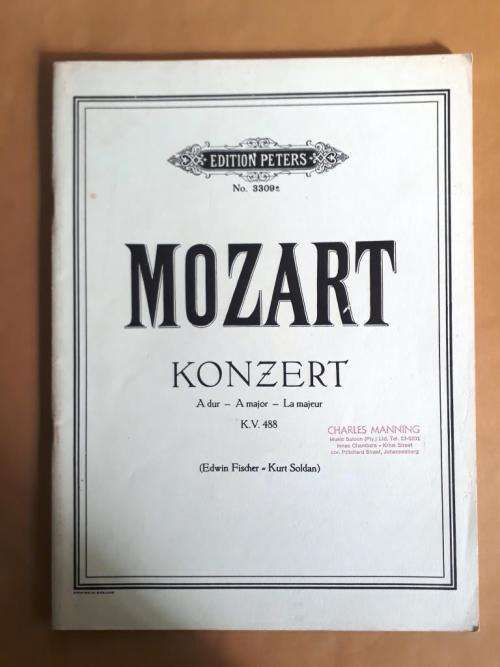 Piano Concerto in A major, K.V. 488, W.A. Mozart