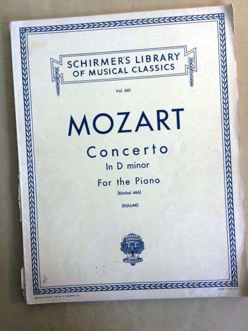 Piano Concerto in D minor K.V. 466, W.A. Mozart (two-piano score)