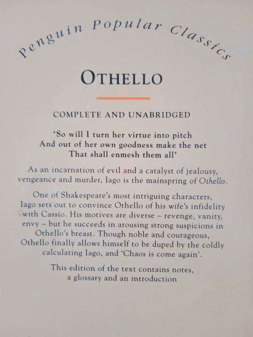 Othello, William Shakespeare