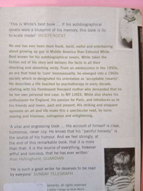 My Lives, Edmund White
