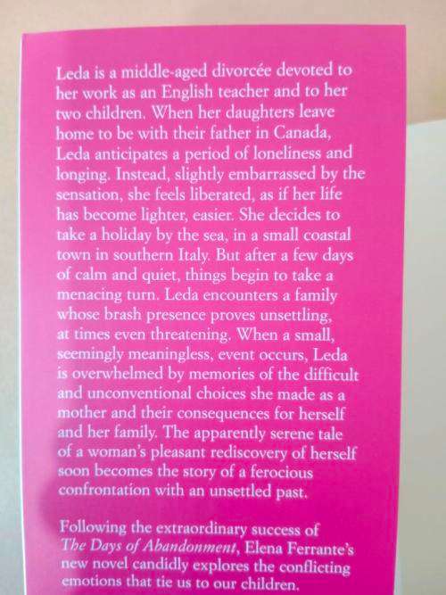 The Lost Daughter, Elena Ferrante