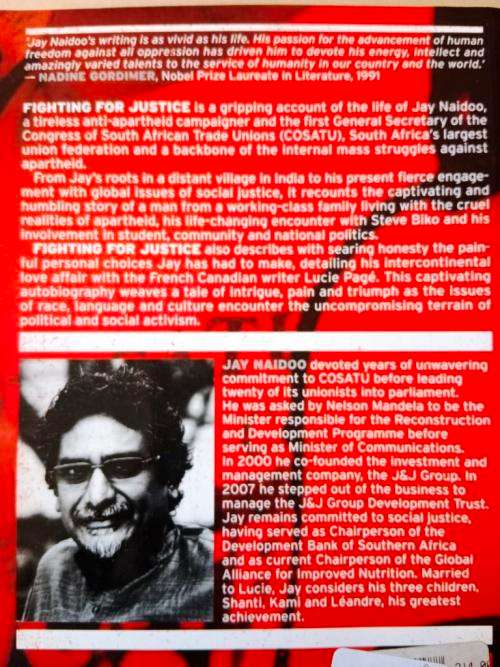Fighting for Justice, Jay Naidoo