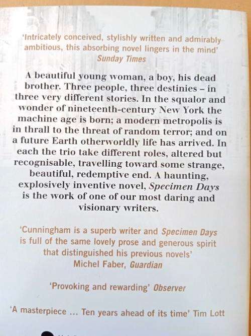 Specimen Days, Michael Cunningham