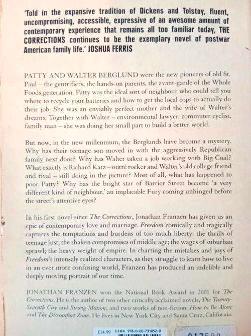 Freedom, Jonathan Franzen