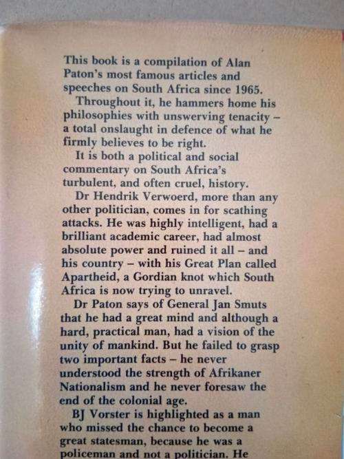 Save the Beloved Country, Alan Paton