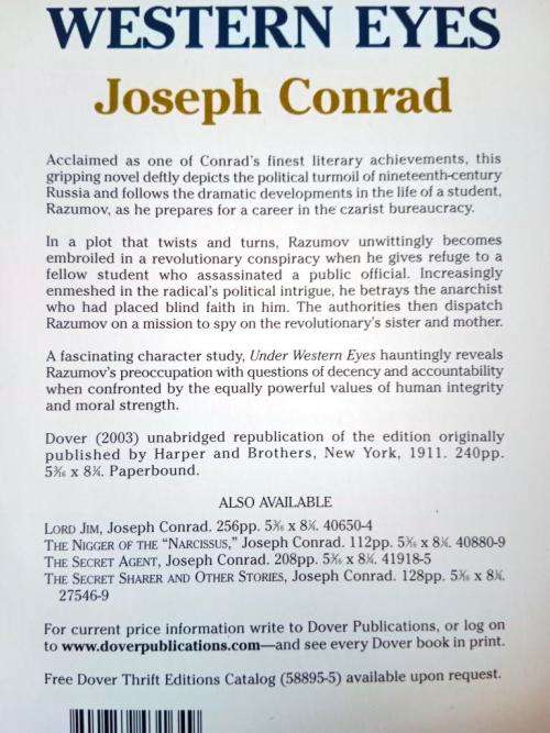Under Western Eyes, Joseph Conrad