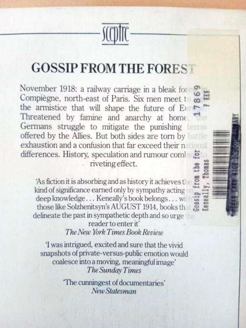 Gossip from the Forest, Thomas Kenneally