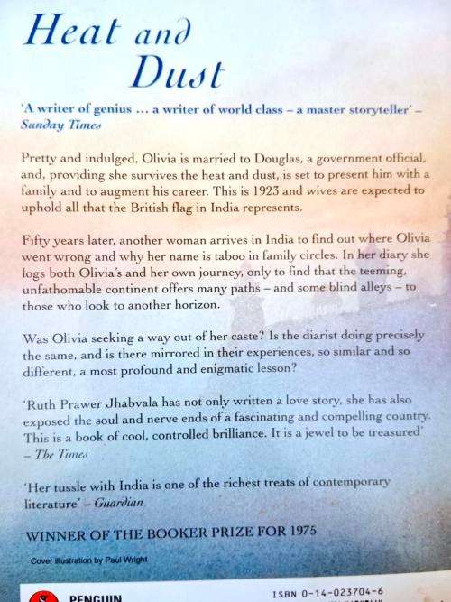Heat and Dust, Ruth Prawer Jhabvala