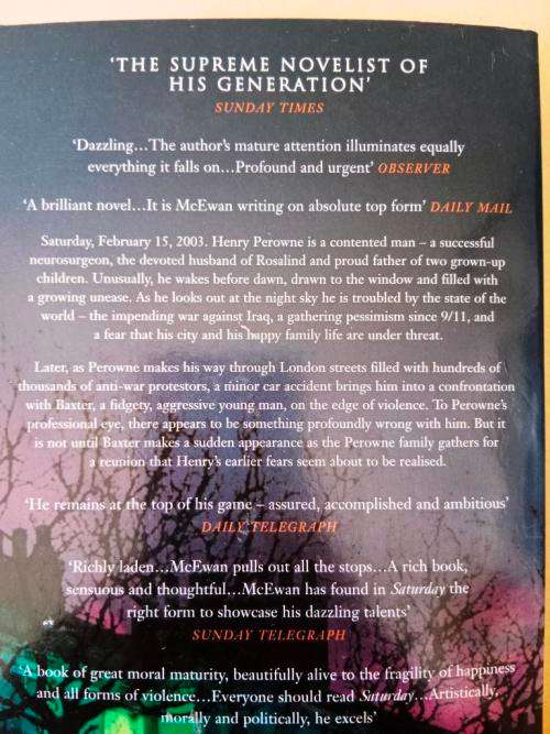 Saturday, Ian McEwan